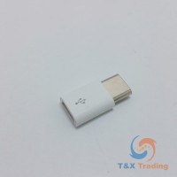 Micro USB Female to USB Type C Male OTG Adapter